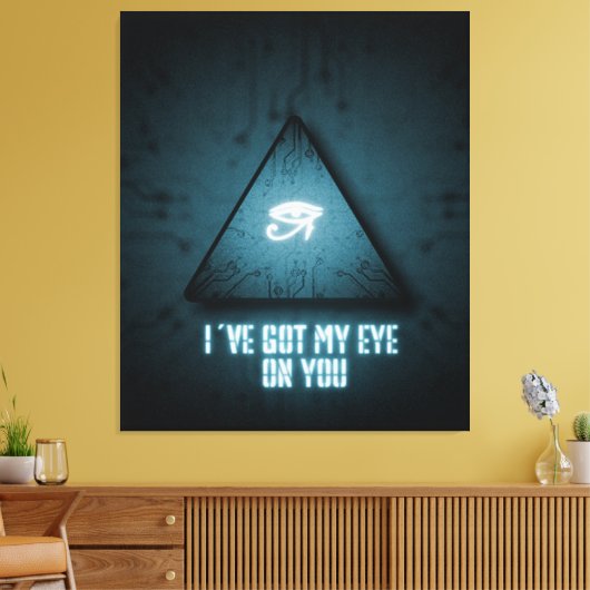 Ich habe dir mein Auge Got Leinwanddruck (Insitu (Wohnzimmer))