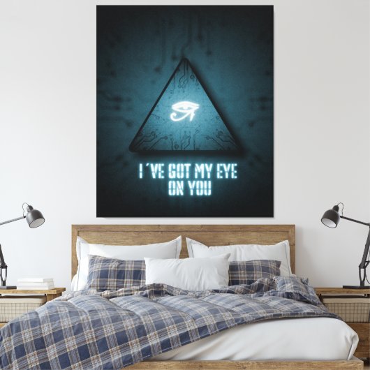 Ich habe dir mein Auge Got Leinwanddruck (Insitu (Schlafzimmer))