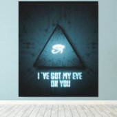 Ich habe dir mein Auge Got Leinwanddruck (Insitu (Holzboden))