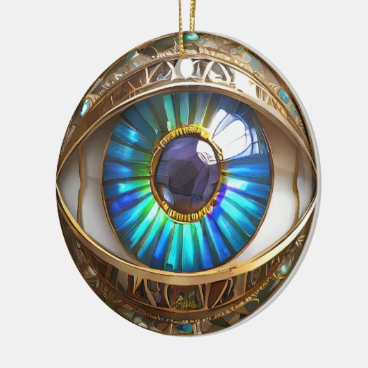 Ich habe dir mein drittes Auge Got Keramik Ornament (Links)