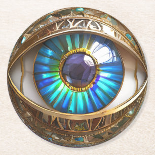 Ich habe dir mein drittes Auge Got Runder Pappuntersetzer