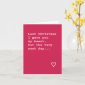 Ich habe dir mein Herz gegeben Karte (Gelbe Blume)