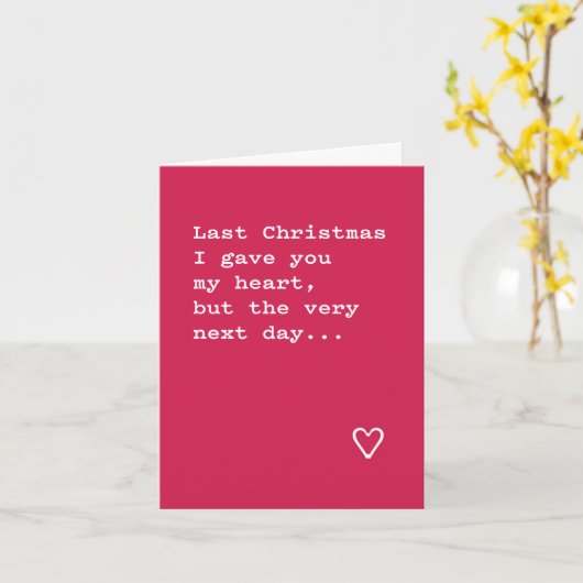 Ich habe dir mein Herz gegeben Karte (Gelbe Blume)