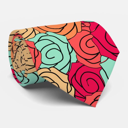 Ich habe dir nie einen Rose-Garten versprochen Krawatte (Gerollt)