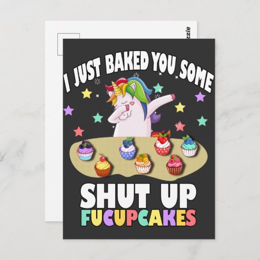 Ich habe dir nur ein bisschen den Fucupcakes-T - S Postkarte (Vorne/Hinten)