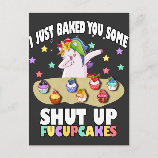 Ich habe dir nur ein bisschen den Fucupcakes-T - S Postkarte (Vorderseite)