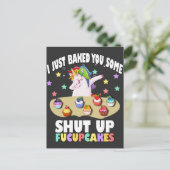 Ich habe dir nur ein bisschen den Fucupcakes-T - S Postkarte (Stehend Vorderseite)