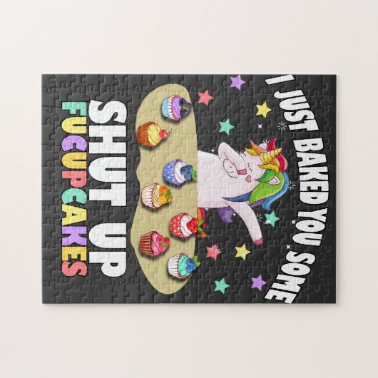 Ich habe dir nur ein bisschen den Fucupcakes-T - S Puzzle (Horizontal)