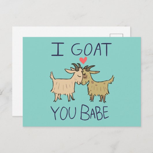 Ich habe dir PostCard verpasst Postkarte (Vorne/Hinten)