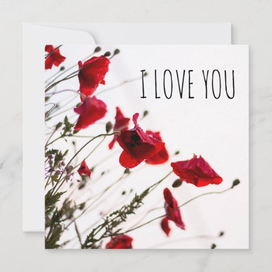 Ich habe dir so meine Liebe Liebe Karte (Vorderseite)