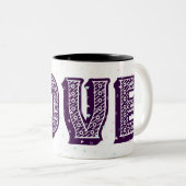 Ich habe dir so meine Liebe Liebe Zweifarbige Tasse (VorderseiteRechts)