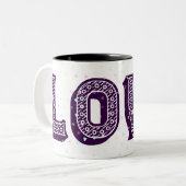 Ich habe dir so meine Liebe Liebe Zweifarbige Tasse (Vorderseite Links)