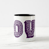 Ich habe dir so meine Liebe Liebe Zweifarbige Tasse (Mittel)