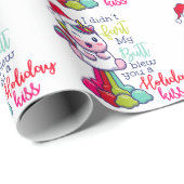 Ich habe dir von meinem Hintern keinen Ferienkuss Geschenkpapier (Rolleneckpunkt)