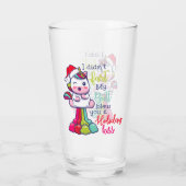 Ich habe dir von meinem Hintern keinen Ferienkuss  Glas (Rückseite)