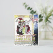 Ich habe dir Zuhause Gewollt Postkarte (Stehend Vorderseite)