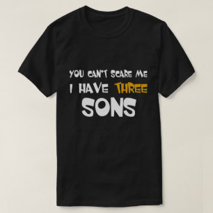 Ich habe drei Sohn-Vatertags-Geschenke T-Shirt