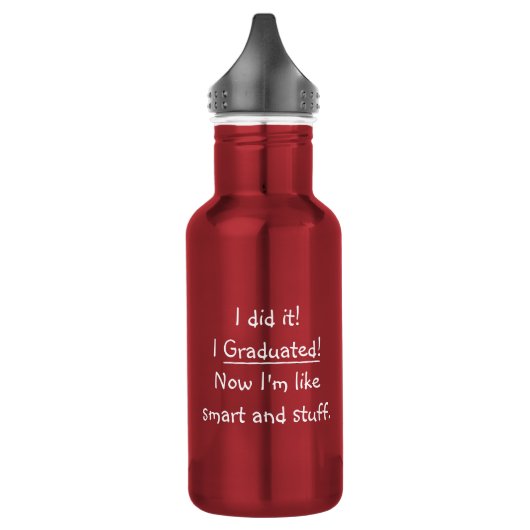 Ich habe ein Angebot für Smart Grad Funny Abschlus Edelstahlflasche (Links)