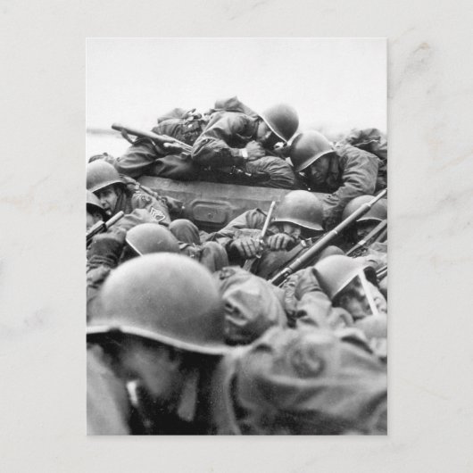 "Ich habe ein Angriffsboot gezeichnet, um in_War I Postkarte (Vorderseite)