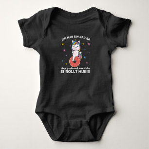 Ich habe ein Bike Off - Sweet Einicorn Donut Einra Baby Strampler