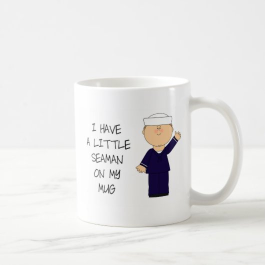 Ich habe ein bisschen Seaman auf meiner Tasse Nied (Rechts)