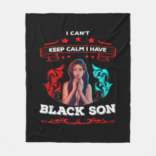 Ich habe ein Black Son Geschenk für den Vater der  Fleecedecke