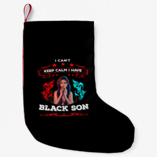 Ich habe ein Black Son Geschenk für den Vater der Kleiner Weihnachtsstrumpf