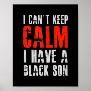 Ich habe ein Black Son-Geschenk für den Vater der  Poster