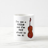 Ich habe ein Cello Kaffeetasse (Mittel)