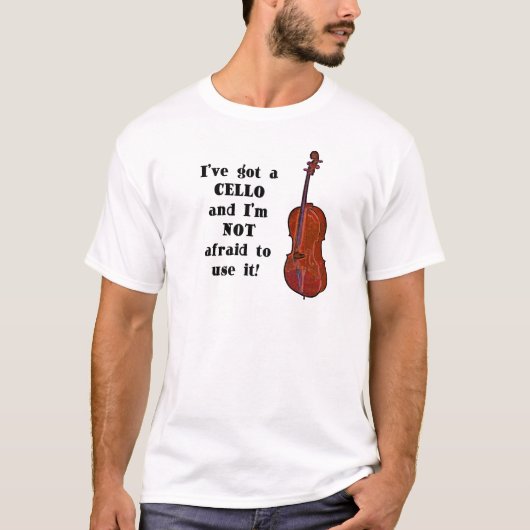 Ich habe ein Cello T-Shirt (Vorderseite)