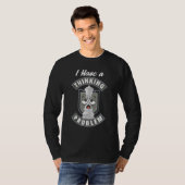 Ich habe ein Denkproblem Schachmatt King Que T-Shirt (Vorne ganz)