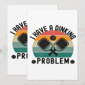 Ich habe ein Dinierproblem Save The Date (Vorne/Hinten)