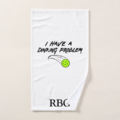 Ich habe ein Dinking-Problem - Lustiges Pickleball Handtuch (Handtuch)