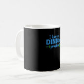 Ich habe ein Dinproblem witzige Pickleball-Redewen Kaffeetasse (Vorderseite Links)