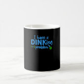 Ich habe ein Dinproblem witzige Pickleball-Redewen Kaffeetasse (Mittel)