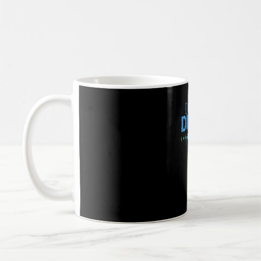 Ich habe ein Dinproblem witzige Pickleball-Redewen Kaffeetasse (Links)