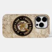 Ich habe ein Eichhörnchen geküsst - lustige Parodi Case-Mate iPhone Hülle (Rückseite (Horizontal))