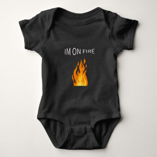 Ich habe ein Feuergeschenk Baby Strampler