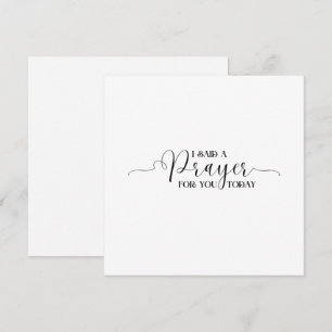 Ich habe ein Gebet für Sie heute Karte gesagt