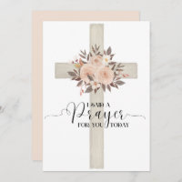 Ich habe ein Gebet für Sie heute Karte gesagt