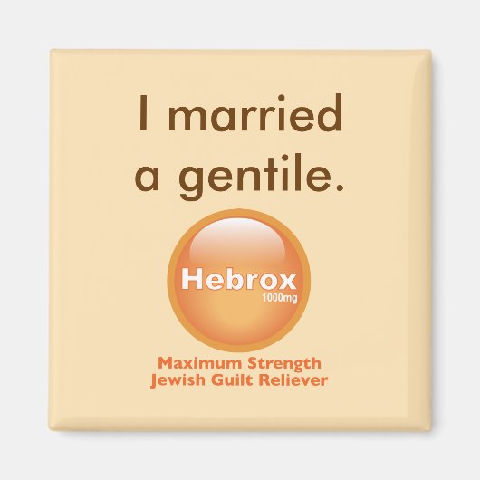 Ich habe ein Gentil verheiratet Magnet (Vorne)