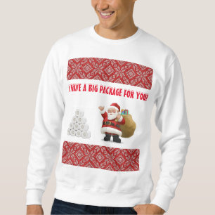 ICH HABE EIN GROSSES... Ugly Sweater Sweatshirt an