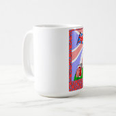 Ich habe ein halbes Liter! Kaffeetasse (Vorderseite Links)