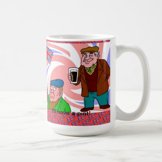 Ich habe ein halbes Liter! Kaffeetasse (Rechts)