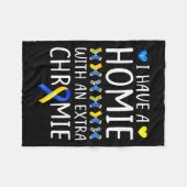 Ich habe ein Haus mit einem Extra-Chromie-Down-Syn Fleecedecke (Vorderseite (Horizontal))