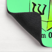 Ich habe ein kleines Dreidel Mousepad (Ecke)