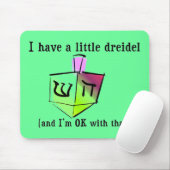 Ich habe ein kleines Dreidel Mousepad (Mit Mouse)