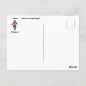 Ich habe ein Konzept für eine Postkarte (Rückseite)