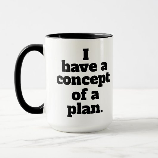 Ich habe ein Konzept für einen Plan, den Trump als Tasse (Links)