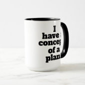 Ich habe ein Konzept für einen Plan, den Trump als Tasse (VorderseiteRechts)